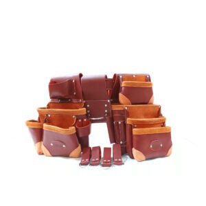 Leather 5 Pockets Tool Bag