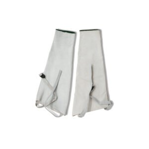 Welding Sleeve made of Gray Color Cow Split Leather